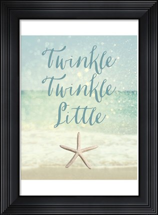 Framed Twinkle Twinkle Little Star(fish) Print