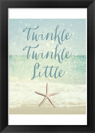 Framed Twinkle Twinkle Little Star(fish) Print