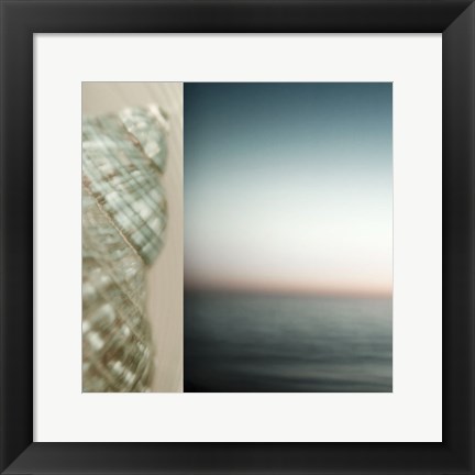 Framed Serenity Shores I Print