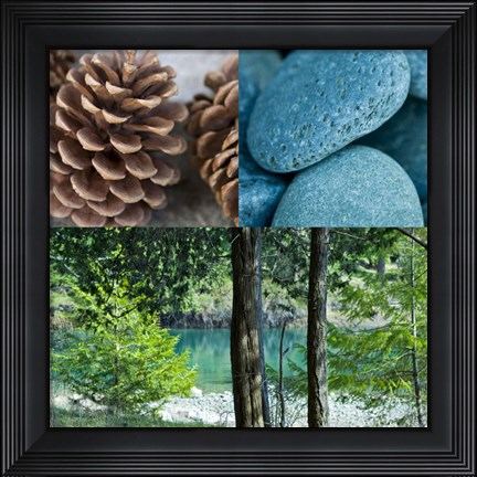 Framed Edge Of The Forest I Print