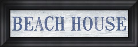 Framed Beach House Print