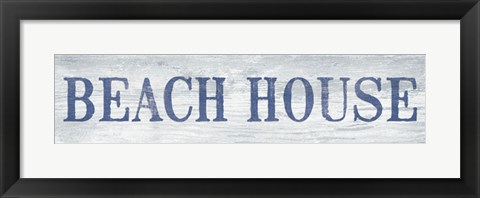 Framed Beach House Print