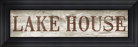Framed Lake House Print