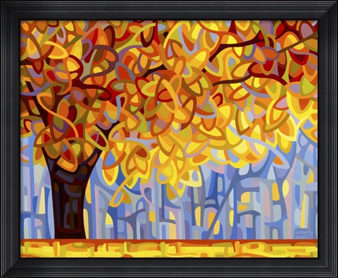 Framed October Gold Print