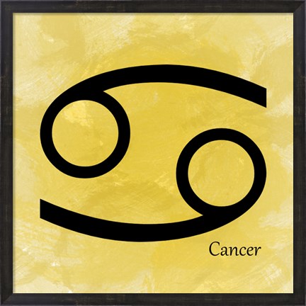 Framed Cancer - Yellow Print