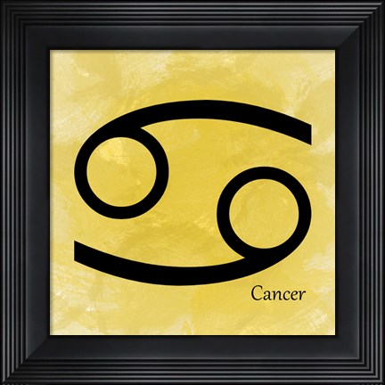 Framed Cancer - Yellow Print