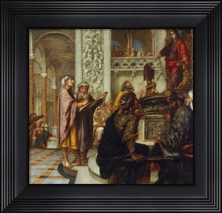 Framed Christ Among the Doctors Print
