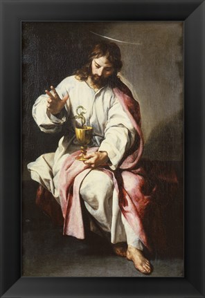 Framed Saint John the Evangelist Print