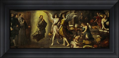 Framed Angels&#39; Kitchen Print
