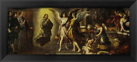 Framed Angels&#39; Kitchen Print