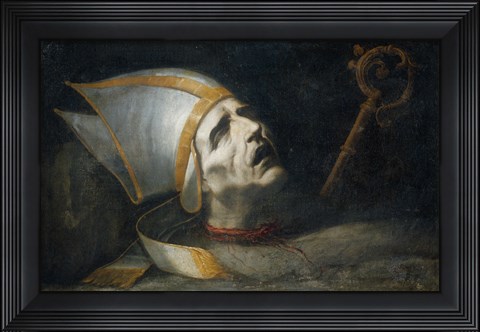 Framed Saint Fulgenzio Print