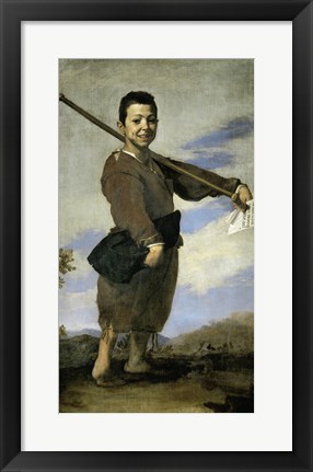 Framed Club Footed Boy, 1642 Print