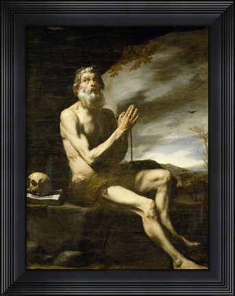 Framed Saint Paul the Hermit Print