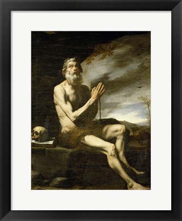 Framed Saint Paul the Hermit Print