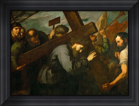 Framed Christ Carrying the Cross, c. 1630 Print