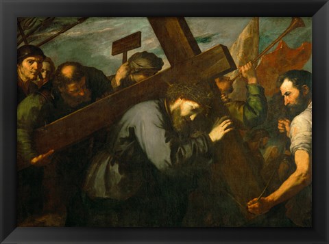 Framed Christ Carrying the Cross, c. 1630 Print