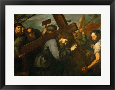 Framed Christ Carrying the Cross, c. 1630 Print