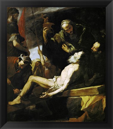 Framed Martyrdom of Saint Andrew Print