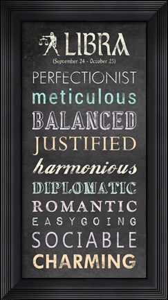 Framed Libra Bus Roll Print