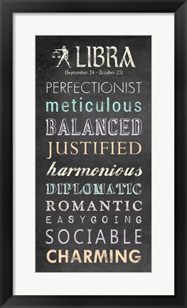 Framed Libra Bus Roll Print