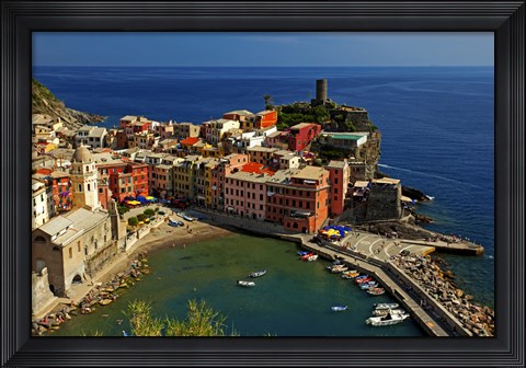Framed Vernazza Print