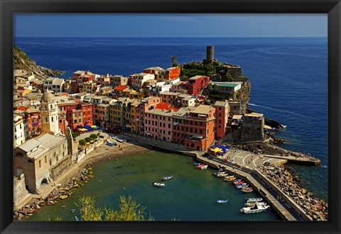 Framed Vernazza Print