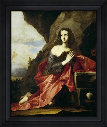 Framed Saint Mary Magdalen or Saint Tais, 1641 Print