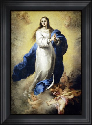 Framed Immaculate Conception of El Escorial, 1656-1660 Print