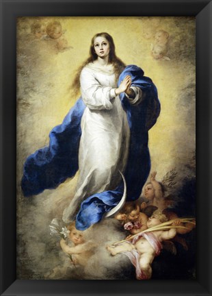Framed Immaculate Conception of El Escorial, 1656-1660 Print