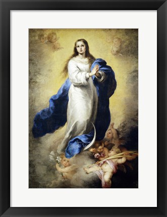 Framed Immaculate Conception of El Escorial, 1656-1660 Print