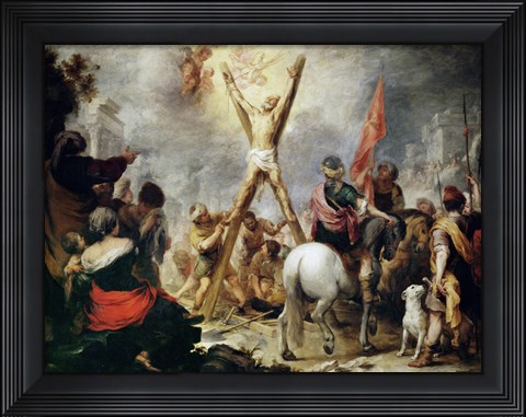 Framed Martyrdom of Saint Andrew Print