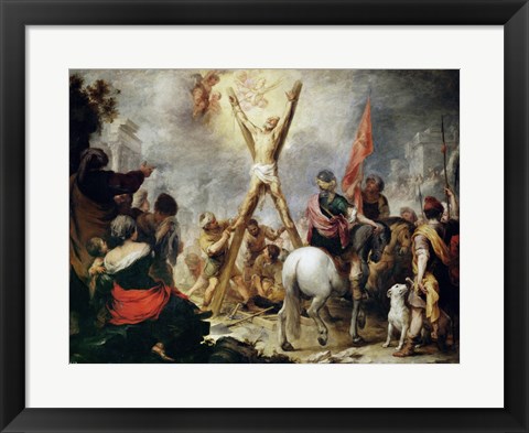 Framed Martyrdom of Saint Andrew Print
