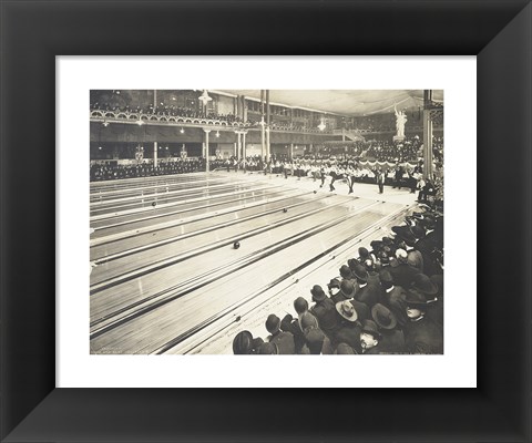 Framed American Bowling Congress, Bowling Tournament, Milwaukee, Wisconsin Print