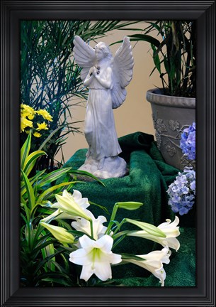 Framed Easter Angel Print