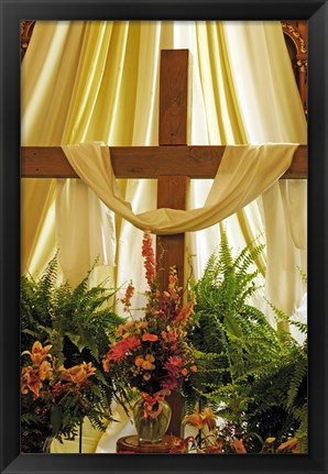 Framed Easter Cross Print