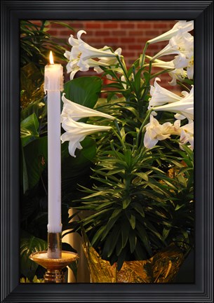 Framed Easter Flowers Print