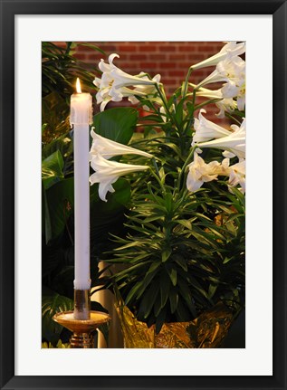 Framed Easter Flowers Print