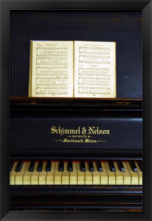 Framed Piano Print