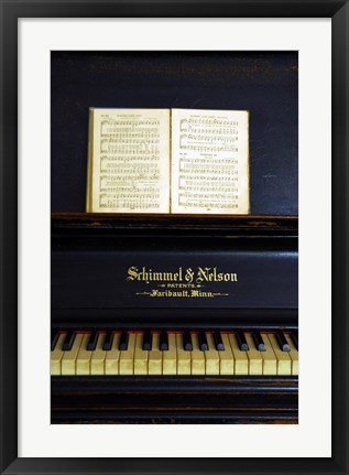 Framed Piano Print