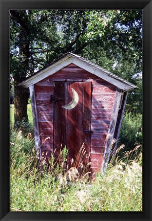 Framed Outhouse Print