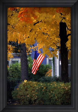 Framed Fall Flag Print
