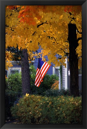 Framed Fall Flag Print