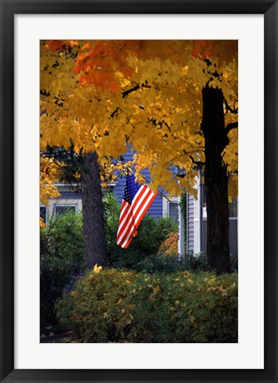 Framed Fall Flag Print