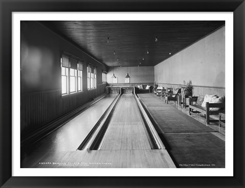 Framed Bowling alleys, Paul Smith&#39;s Casino Print