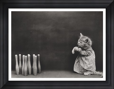 Framed Ten Pins Print