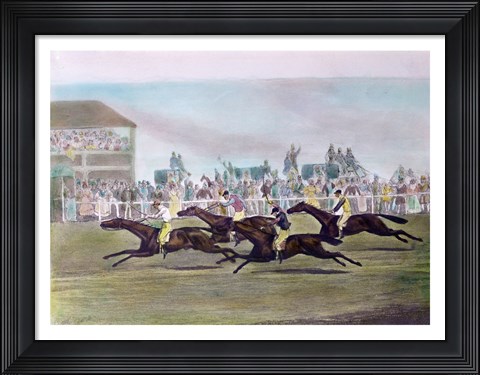 Framed Racing Print