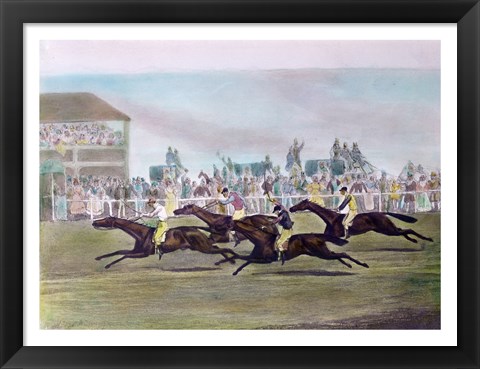 Framed Racing Print