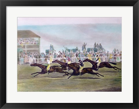 Framed Racing Print