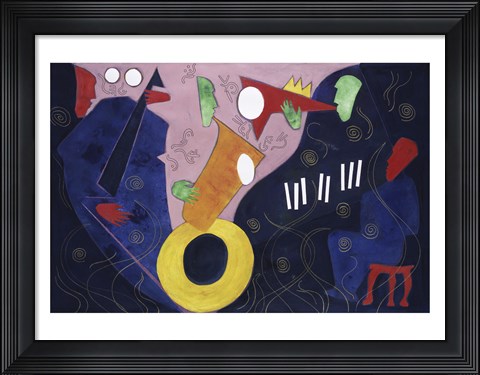 Framed Blues &amp; Brews Print