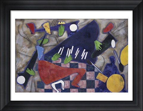 Framed We&#39;re Here Jammin&#39; Print